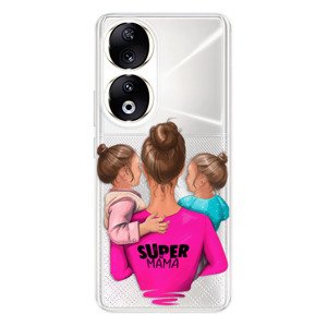 Odolné silikonové pouzdro iSaprio - Super Mama - Two Girls - Honor 90 5G