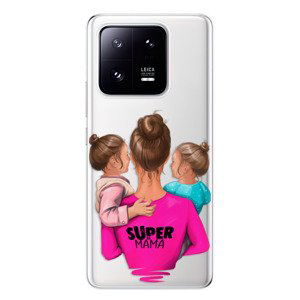 Odolné silikonové pouzdro iSaprio - Super Mama - Two Girls - Xiaomi 13 Pro