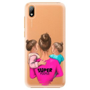 Plastové pouzdro iSaprio - Super Mama - Two Girls - Huawei Y5 2019