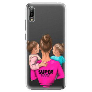 Plastové pouzdro iSaprio - Super Mama - Two Girls - Huawei Y6 2019