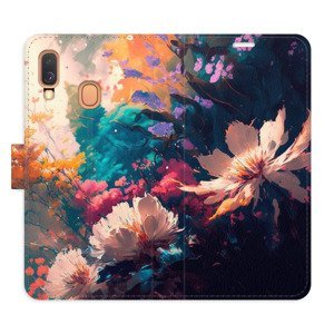 Flipové pouzdro iSaprio - Spring Flowers - Samsung Galaxy A40