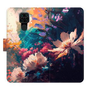 Flipové pouzdro iSaprio - Spring Flowers - Xiaomi Redmi Note 9