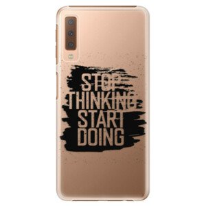 Plastové pouzdro iSaprio - Start Doing - black - Samsung Galaxy A7 (2018)