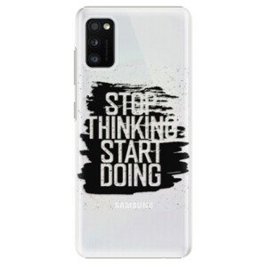 Plastové pouzdro iSaprio - Start Doing - black - Samsung Galaxy A41