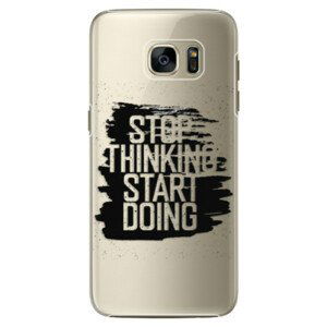Plastové pouzdro iSaprio - Start Doing - black - Samsung Galaxy S7