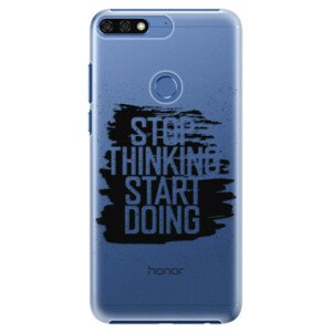 Plastové pouzdro iSaprio - Start Doing - black - Huawei Honor 7C