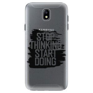 Plastové pouzdro iSaprio - Start Doing - black - Samsung Galaxy J7 2017