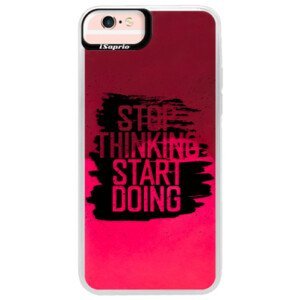 Neonové pouzdro Pink iSaprio - Start Doing - black - iPhone 6 Plus/6S Plus
