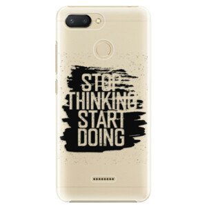 Plastové pouzdro iSaprio - Start Doing - black - Xiaomi Redmi 6