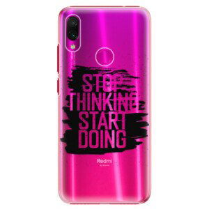 Plastové pouzdro iSaprio - Start Doing - black - Xiaomi Redmi Note 7