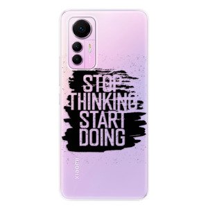 Odolné silikonové pouzdro iSaprio - Start Doing - black - Xiaomi 12 Lite