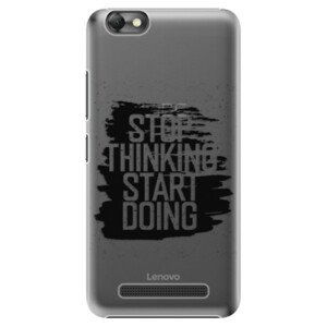 Plastové pouzdro iSaprio - Start Doing - black - Lenovo Vibe C