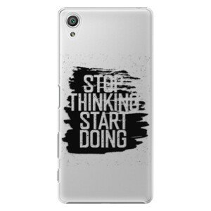 Plastové pouzdro iSaprio - Start Doing - black - Sony Xperia X