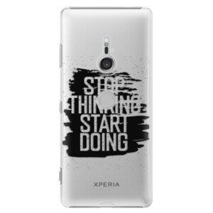 Plastové pouzdro iSaprio - Start Doing - black - Sony Xperia XZ3
