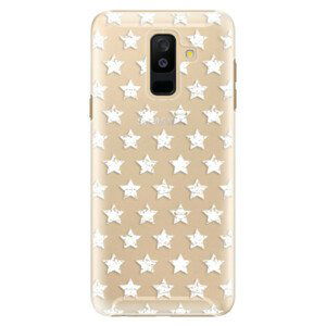Plastové pouzdro iSaprio - Stars Pattern - white - Samsung Galaxy A6+