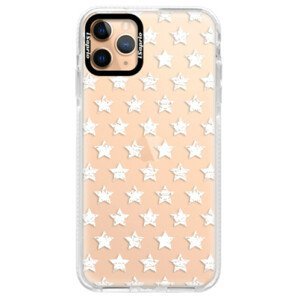 Silikonové pouzdro Bumper iSaprio - Stars Pattern - white - iPhone 11 Pro Max