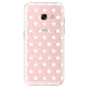 Plastové pouzdro iSaprio - Stars Pattern - white - Samsung Galaxy A3 2017