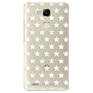 Plastové pouzdro iSaprio - Stars Pattern - white - Huawei Ascend Mate7