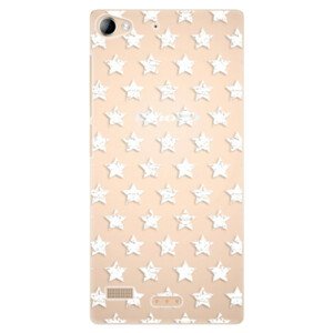 Plastové pouzdro iSaprio - Stars Pattern - white - Lenovo Vibe X2