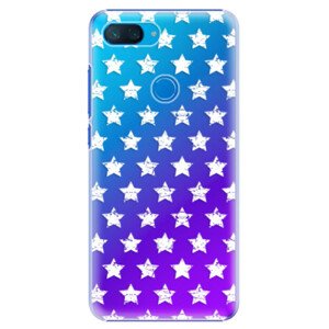 Plastové pouzdro iSaprio - Stars Pattern - white - Xiaomi Mi 8 Lite