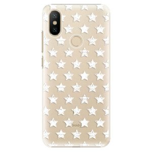 Plastové pouzdro iSaprio - Stars Pattern - white - Xiaomi Mi A2