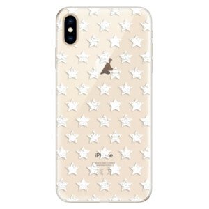 Silikonové pouzdro iSaprio - Stars Pattern - white - iPhone XS Max