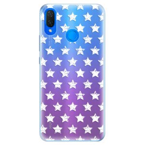 Silikonové pouzdro iSaprio - Stars Pattern - white - Huawei Nova 3i