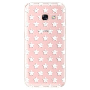 Odolné silikonové pouzdro iSaprio - Stars Pattern - white - Samsung Galaxy A3 2017