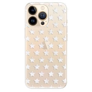 Odolné silikonové pouzdro iSaprio - Stars Pattern - white - iPhone 13 Pro Max