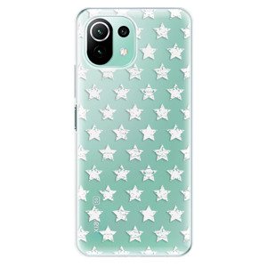 Odolné silikonové pouzdro iSaprio - Stars Pattern - white - Xiaomi Mi 11 Lite