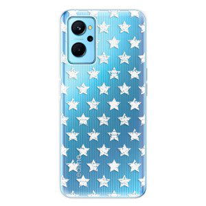 Odolné silikonové pouzdro iSaprio - Stars Pattern - white - Realme 9i