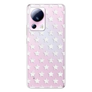 Odolné silikonové pouzdro iSaprio - Stars Pattern - white - Xiaomi 13 Lite