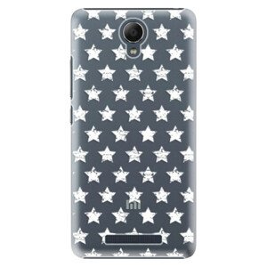 Plastové pouzdro iSaprio - Stars Pattern - white - Xiaomi Redmi Note 2