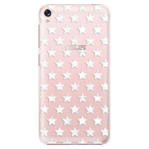 Plastové pouzdro iSaprio - Stars Pattern - white - Asus ZenFone Live ZB501KL