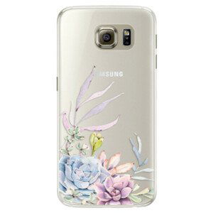 Silikonové pouzdro iSaprio - Succulent 01 - Samsung Galaxy S6
