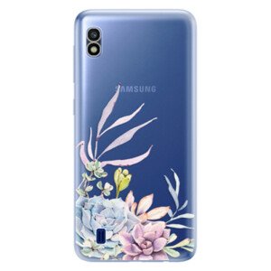 Odolné silikonové pouzdro iSaprio - Succulent 01 - Samsung Galaxy A10