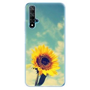 Odolné silikonové pouzdro iSaprio - Sunflower 01 - Huawei Nova 5T