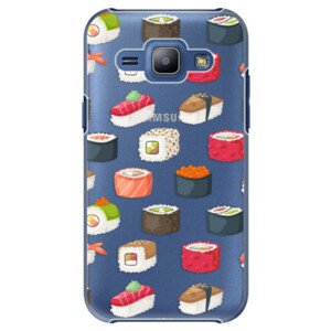 Plastové pouzdro iSaprio - Sushi Pattern - Samsung Galaxy J1