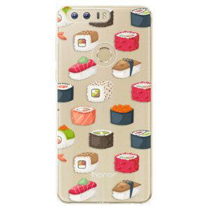 Odolné silikonové pouzdro iSaprio - Sushi Pattern - Huawei Honor 8