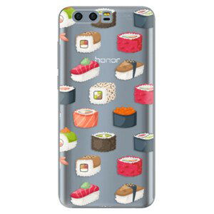 Odolné silikonové pouzdro iSaprio - Sushi Pattern - Huawei Honor 9