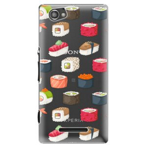 Plastové pouzdro iSaprio - Sushi Pattern - Sony Xperia M