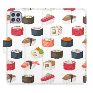 Flipové pouzdro iSaprio - Sushi Pattern 02 - Samsung Galaxy A22 5G