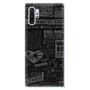 Odolné silikonové pouzdro iSaprio - Text 01 - Samsung Galaxy Note 10+