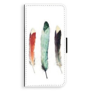 Flipové pouzdro iSaprio - Three Feathers - Huawei Ascend P8