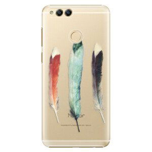 Plastové pouzdro iSaprio - Three Feathers - Huawei Honor 7X
