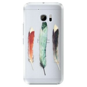 Plastové pouzdro iSaprio - Three Feathers - HTC 10