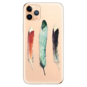 Odolné silikonové pouzdro iSaprio - Three Feathers - iPhone 11 Pro Max