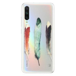 Odolné silikonové pouzdro iSaprio - Three Feathers - Xiaomi Mi A3