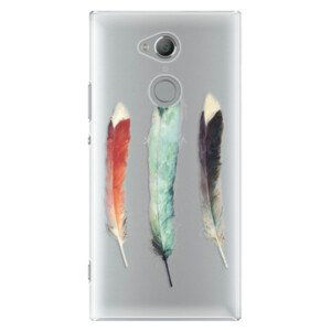 Plastové pouzdro iSaprio - Three Feathers - Sony Xperia XA2 Ultra