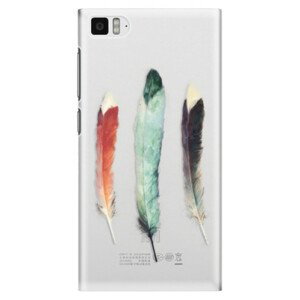 Plastové pouzdro iSaprio - Three Feathers - Xiaomi Mi3